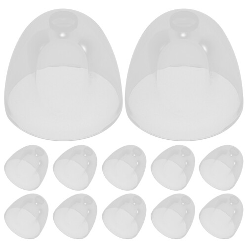 16Pièces Couvercles Transparent Résistants Faciles À Installer 2