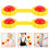 8Pièces Dumbbell Hochet Bébé Plastique Motricité 11