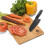 Home Organics Premium Bamboo Chopping Board Set - 5