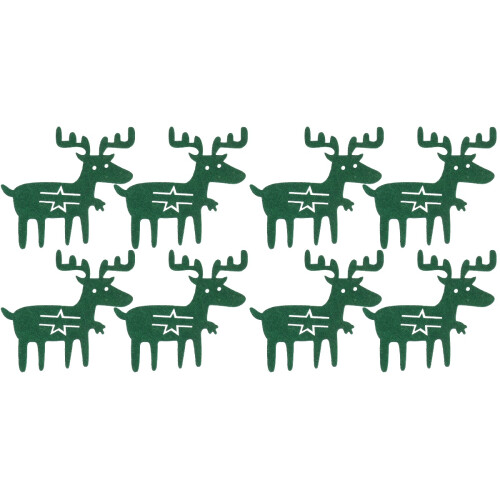 8Pcs Multi-Functional Elk Fork Bags Christmas Cutlery Holder 2