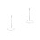 2Pcs Silver Metal Wire Wine Decanter Holder for Home Bar Kitchen 6
