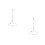 2Pcs Silver Metal Wire Wine Decanter Holder for Home Bar Kitchen 5