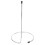 2Pcs Silver Metal Wire Wine Decanter Holder for Home Bar Kitchen 3