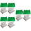 12Pcs Practical Green Outdoor Barbecue String Tool for Bbq Use 7