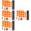 4Sets Durable Soccer Referee Flags with Portable Whistle and Lanyard 7