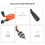 One Set 3/8 Inch Manual Hand Drill For Wood Drilling 6