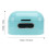 1Pc Blue Metal Bread Container Kitchen Food Storage Box 2
