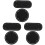 6Pcs Durable Black PU Bag Bottom Pad for DIY Bag Bottom Shaping 3
