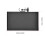 2Pcs Black Metal Mic Storage Tray Multi-Functional Mic Support Holder 10