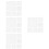 24Pcs Reusable White Acrylic Quilting Stencils for Sewing Handwork 7