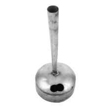 Silver Iron Oil Residue Separator Ladle for Efficient Kitchen Use