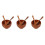 3Sets Solid Wood Facial Mask Bowl Kit with Mixing Tools Light Brown 3