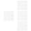 24Pcs Reusable White Acrylic Quilting Stencils for Sewing Handwork 6