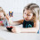 1Pair Kids Training Helper Chopsticks Blue ABS for Early Learning 7