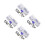 4Sets Metal Sewing Machine Replacement Screws with Bobbin Case Spring 10