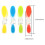 48Pcs Strong Plastic Quilt Drying Clips Home Use Clothes Fixing Clamps 4