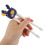 1Pair Kids Training Helper Chopsticks Blue ABS for Early Learning 4