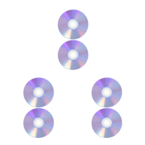 6Pcs Durable Plastic Blank for Music Audio and Data Storage 2
