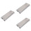 3Pcs Portable Folding Stove Windscreen Silver for Outdoor Bbq Camping 6