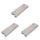 3Pcs Portable Folding Stove Windscreen Silver for Outdoor Bbq Camping 2