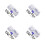 4Sets Metal Sewing Machine Replacement Screws with Bobbin Case Spring 6