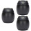 3Pcs Ceramic Pet Urns Black Durable Dog Cat Cremation Ashes Container 6