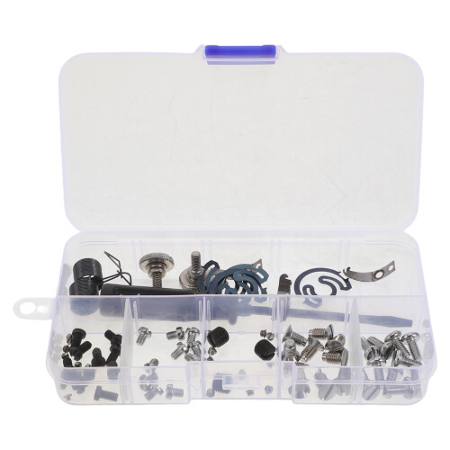 4Sets Metal Sewing Machine Replacement Screws with Bobbin Case Spring 1