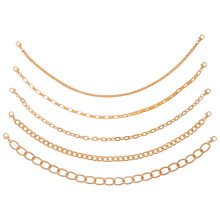 2Sets Golden Hat Chains with Clasps for Trucker and Baseball Hats