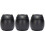 3Pcs Ceramic Pet Urns Black Durable Dog Cat Cremation Ashes Container 4