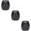 3Pcs Ceramic Pet Urns Black Durable Dog Cat Cremation Ashes Container 9