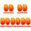 150Pcs Foam Mini Artificial Mangos Red for Table Decor 4
