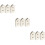 9Pcs Silver Glass Cutter Head Alloy for Bottle Cutting Machine 10