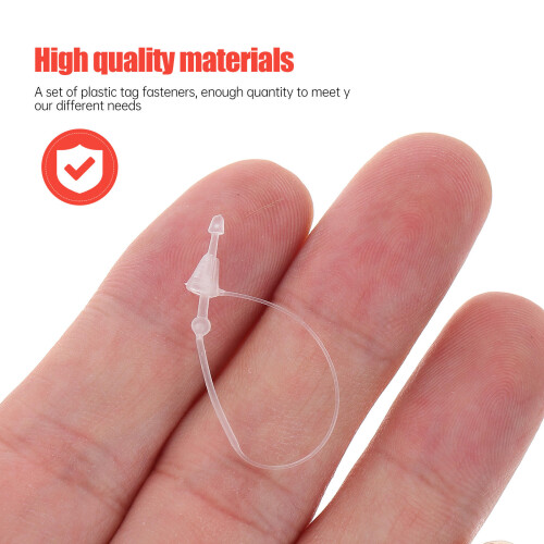 Tag Fastener White 2sets 7x0.5x0.5in 2