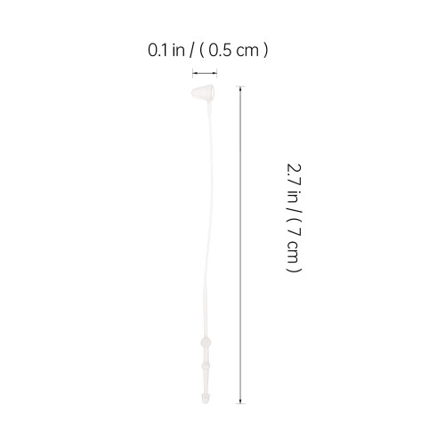 Tag Fastener White 2sets 7x0.5x0.5in 1