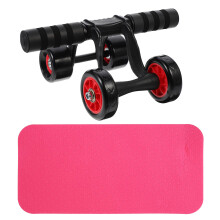 2Sets Wheel in Kunststof En Foam, Duurzame Fitness Roller