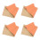 4Pcs Chocolate Bonded Stiffener Sheets for Handbag Craft DIY 7