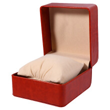 2Pcs PU Watch Box Brown Durable Watch Storage Organizer Travel Case