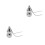 2Pcs Silver Infant Necklace with Gourd Keepsake Pendant for Babies 6