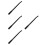 4Pcs Portable Floor Jack Handle Replacement Non-Slip Black Steel 4