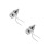 2Pcs Silver Infant Necklace with Gourd Keepsake Pendant for Babies 3