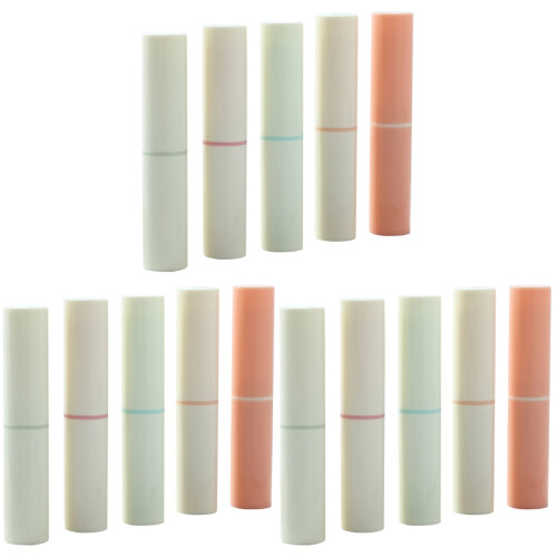 15Pcs Plastic Lip Balm Tubes for Lipstick Storage Assorted 1