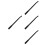 4Pcs Portable Floor Jack Handle Replacement Non-Slip Black Steel 9