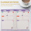 Cahier De Planification Violet Multifonction En Solide 4
