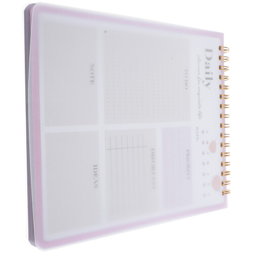 4Pcs Efficient Pink Gradebook Planner Notepad for Homeschool Use 2