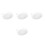 4Pcs White Ceramic Double Handle Baking Dishes for Home and Restaurant 4