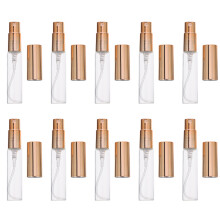 30Pcs One-Handed Golden Spray Bottles for Perfume and Makeup Storage