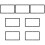 7Pcs Foldable Projector Screen Portable for 8