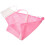 2Pcs Breathable Pink Pet Grooming Bag with Pull Rope for Bath 1