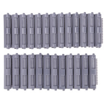 25Pcs Hair Root Perm Bars Grey Curling Rollers for Long and Short Hair