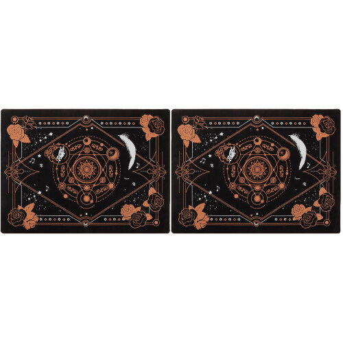 2Pcs Durable PVC Craft Cutting Mat Board Double-Sided Multi Color 2